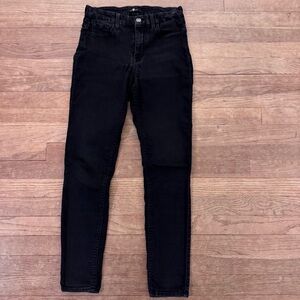 7 For All Mankind black jeggings size 24
 b76
